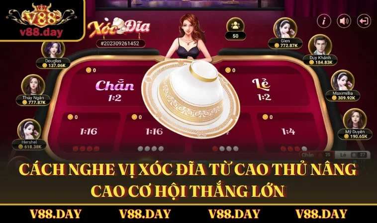 cach nghe vi xoc dia Cách Nghe Vị Xóc Đĩa Từ Cao Thủ Nâng Cao Cơ Hội Thắng Lớn